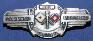 1961 Signal Corps Command Matches Tie Clip C.SIG.O