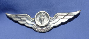 ROTC 2-1/2" Sterling Pinback Wings