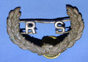 1906 Recruiting Service Cap Badge