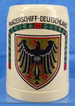 Weimar Period Kriegsmarine Panzerschiff-Deutschland Service Stein
