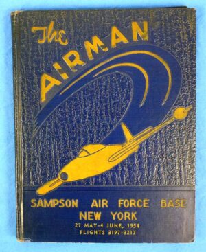 Named 1954 "The Airman": Sampson Air Force Base Training Graduation Book