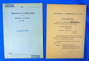 1945 German Army Promotion List