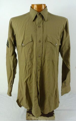 Named WWII U.S. Marine Corps Sergeant's Shirt