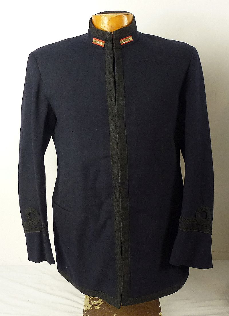 Named WWII Japanese Navy Lieutenant Tunic and Overcoat Set
