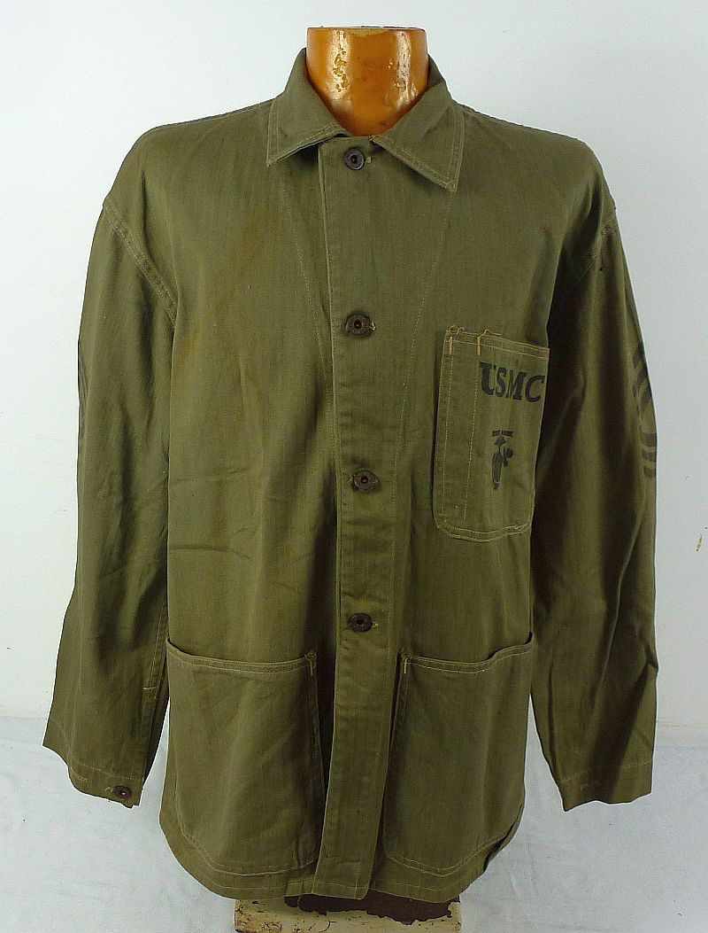 WWII U.S. Marine Corps Master Sergeant HBT P-41 Utility