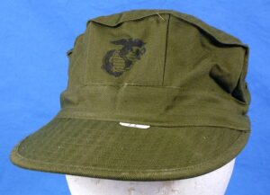 Mint Unissued USMC P44 HBT Utility Cap with Cutter Tags