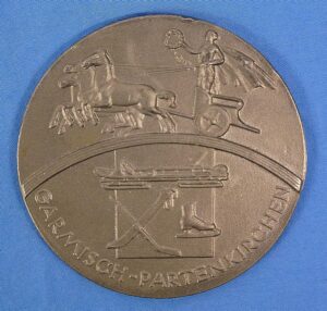 1936 Garmisch-Partenkirchen Winter Olympic Games Table Medal