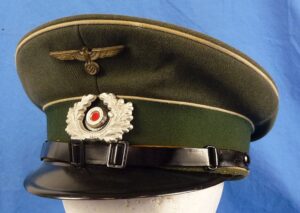 WWII German Army Infantry EM/NCO Visor Cap by Albert Loscher