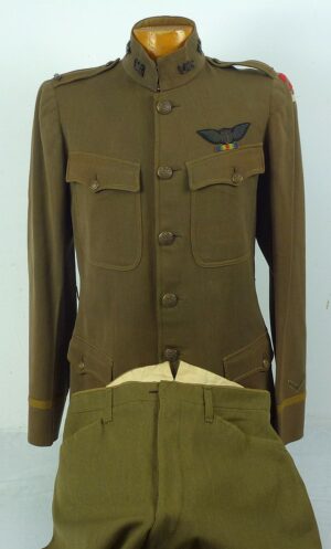 Named WWI Army Air Service Pilot's Uniform