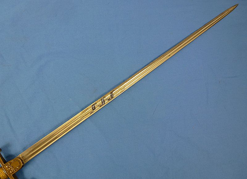 Imperial Bavarian Artillery Officer Lion Head Sword - Image 5