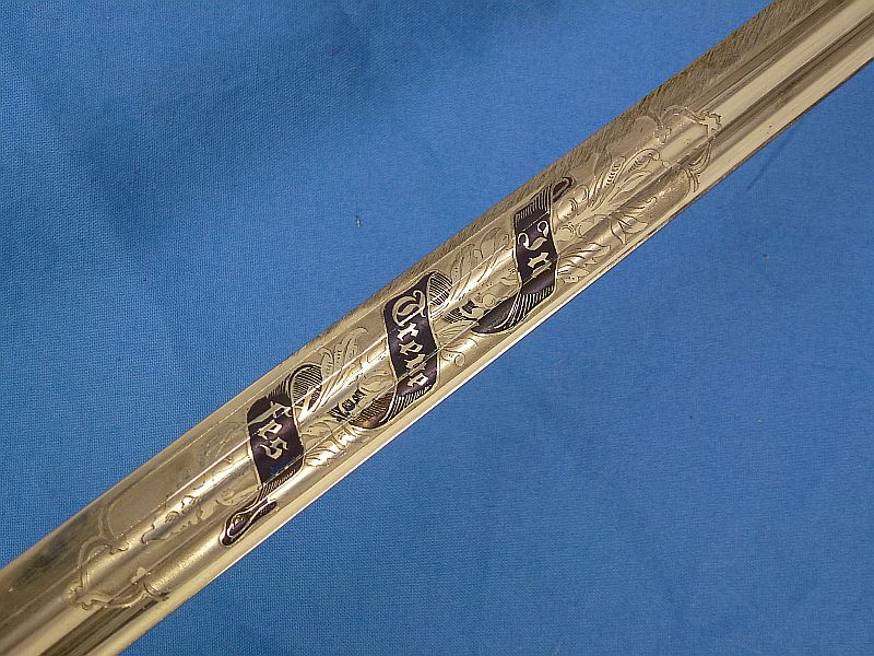 Imperial Bavarian Artillery Officer Lion Head Sword - Image 6