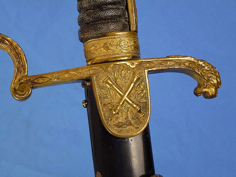 Imperial Bavarian Artillery Officer Lion Head Sword - Image 13