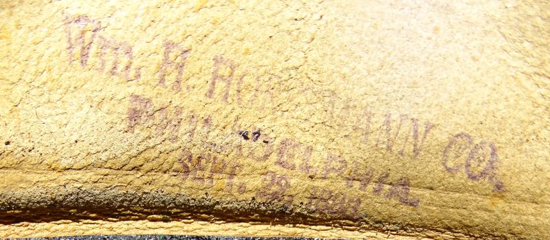 US Army Model 1881 Indian Scout Dress Helmet Dated 1898 - Image 2