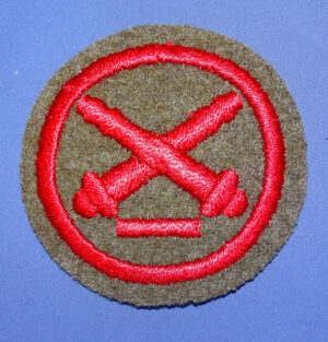 Coast Artillery Gun Commander Chevron