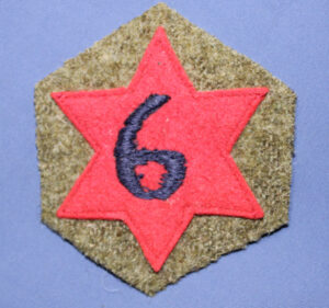 WWI 6th Infantry Division Patch