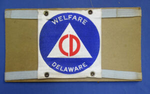 Delaware Civil Defense CD Welfare Armband