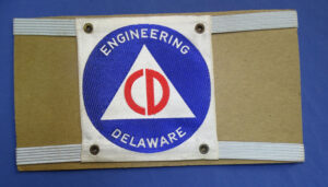 Delaware Civil Defense CD Engineering Armband