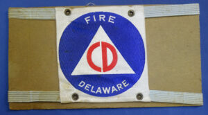 Delaware Civil Defense CD Fire Armband