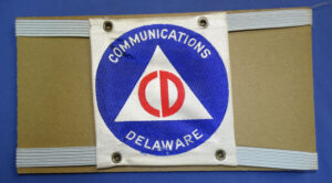 Delaware Civil Defense CD Communications Armband