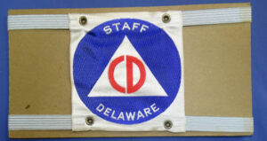 Delaware Civil Defense CD Staff Armband