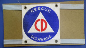 Delaware Civil Defense CD Rescue Armband