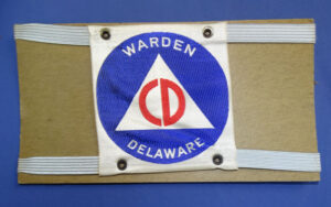 Delaware Civil Defense CD Warden Armband