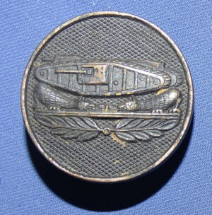 WWI Army Tank Corps Collar Disk