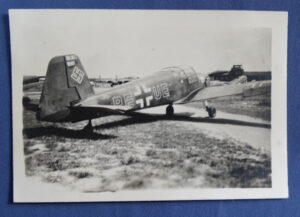 WWII German Aircraft Photo 3-3/4 x 2-5/8"