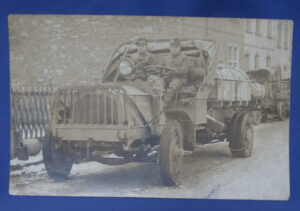 WWI Photo Postcard Americans in Truck Christmas Day 1918 Sent to Sister in Allentown PA