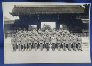 WWII Japanese Infantry Unit Photo 5-3/4 x 4"
