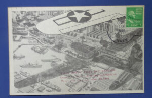 WWII Leaflet First Anniversary of Landing Leyte Philippines Post Marked 10/19/45 /  6-1/4 x 4"