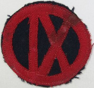 WWI 9th Corps Patch