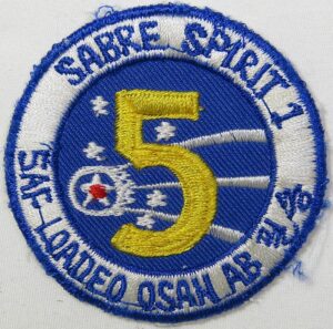 5th Air Force SAC Osan AF Base Patch
