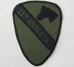 Korean Made 1st Cavalry Division 11th Aviation Company Patch
