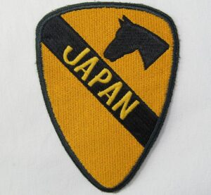 1st Cavalry Division Japan Patch