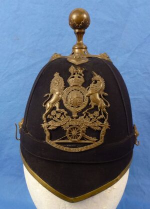 British Royal Army Artillery Officer Home Service Helmet