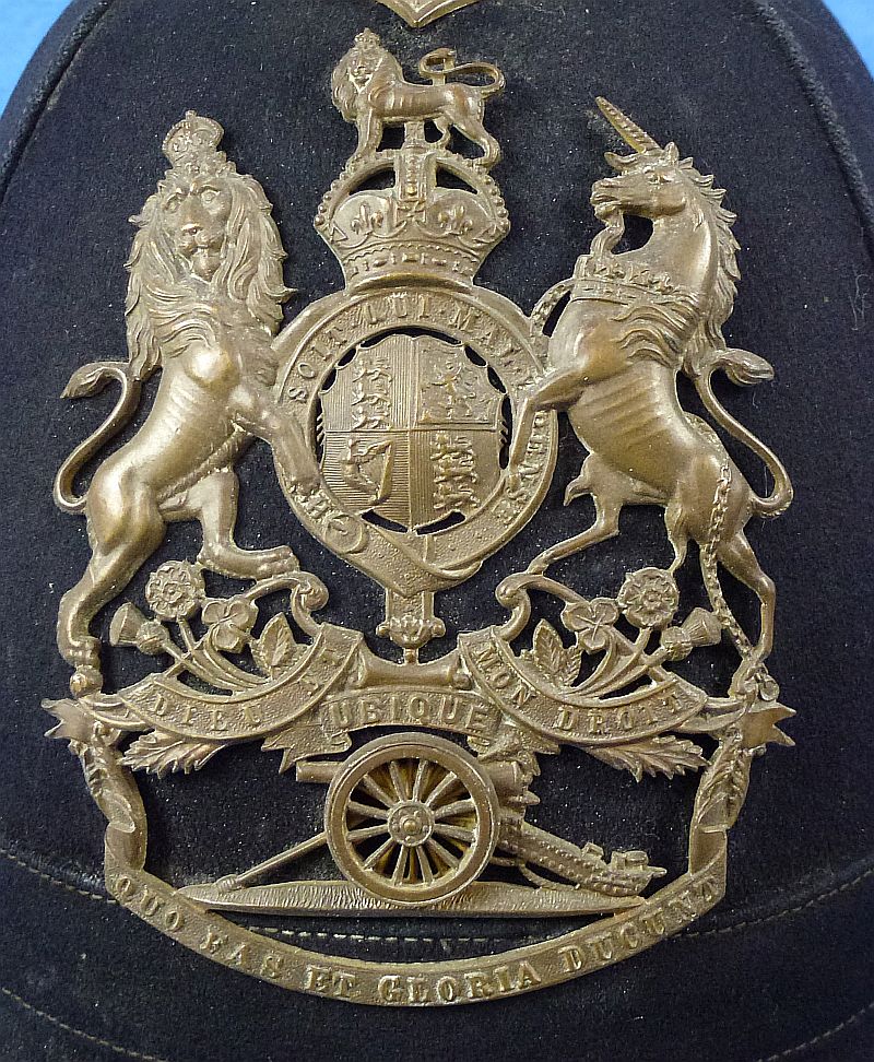 British Royal Army Artillery Officer Home Service Helmet - Image 2
