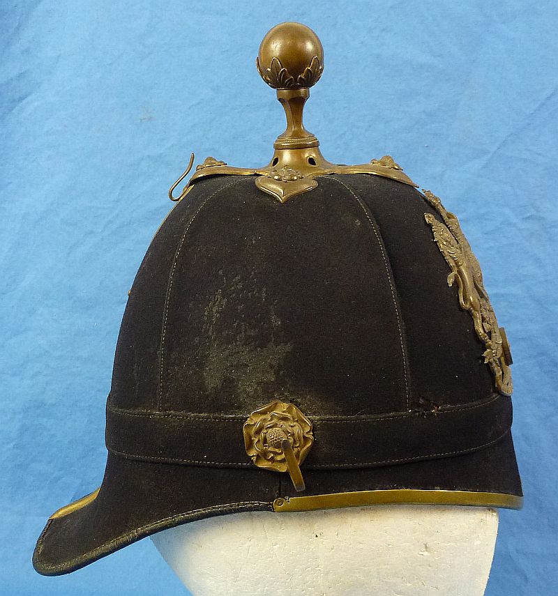 British Royal Army Artillery Officer Home Service Helmet - Image 3