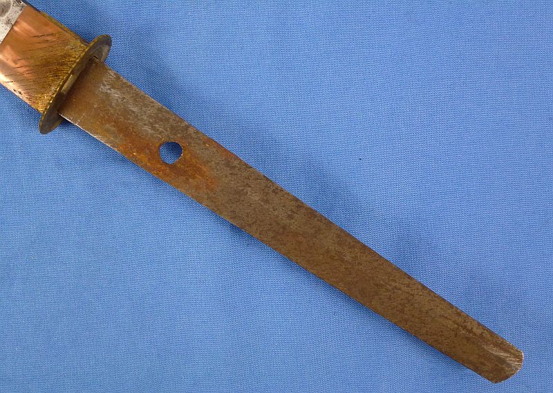 Meiji Period Japanese Kyu Gunto Sword with Family Mons Crest - Image 10