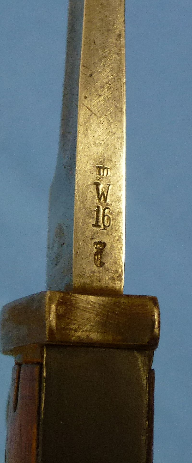 1916 Dated Imperial German Model M1898/05 Butcher Blade Bayonet by Carl Eickhorn with Frog and Knot - Image 7