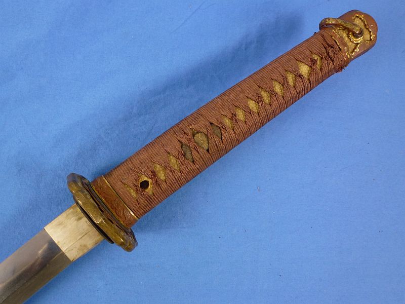 Signed WWI Japanese Army Officer Shin Gunto Sword – Griffin