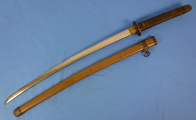 Signed 1944 Dated Shin Gunto Army Officer Sword - Image 2