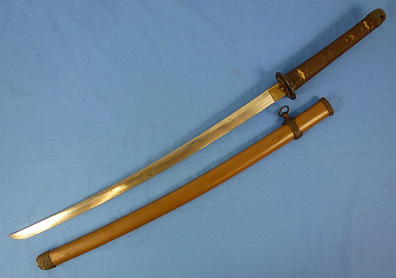 Late War Shin Gunto Army Officer Sword - Image 2