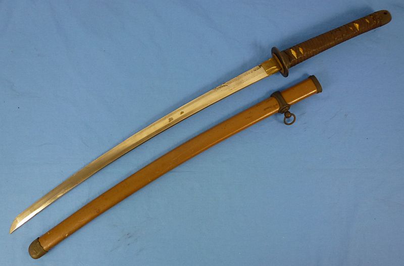 Late War Shin Gunto Army Officer Sword - Image 3