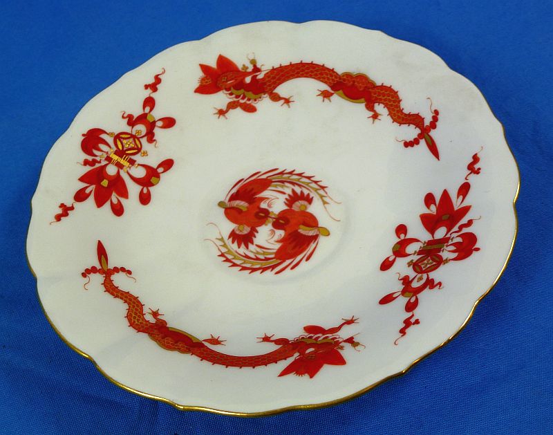 Small Meissen China Plate from A-H's Eagle's Nest Tea House with Capture Note - Image 2