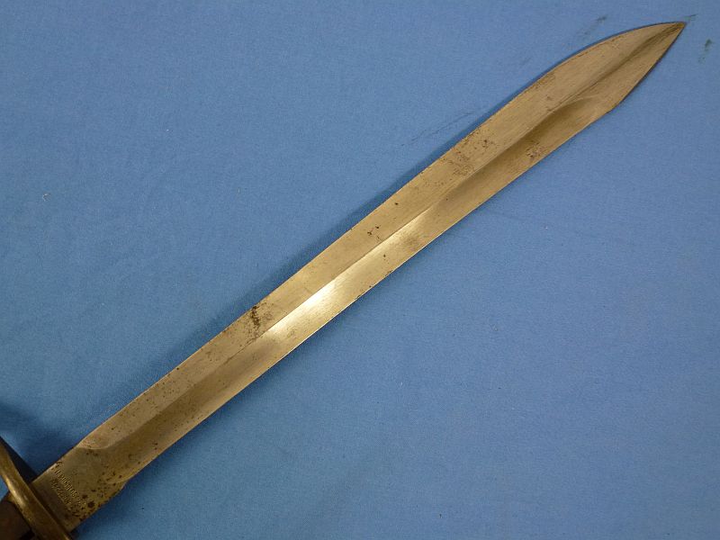 WWI Imperial German Model M1898/05 Weimar Reissue Butcher Blade Bayonet by H. Mundlos & Company - Image 4