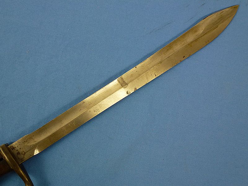 WWI Imperial German Model M1898/05 Weimar Reissue Butcher Blade Bayonet by H. Mundlos & Company - Image 5