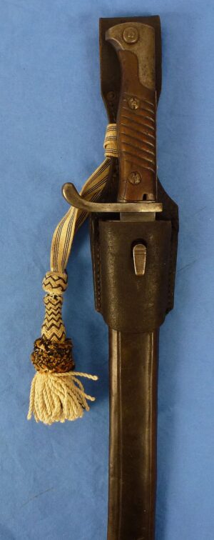 1914 Dated Model M1898/05 Butcher Blade Bayonet by Alexander Coppel with Frog and Knot