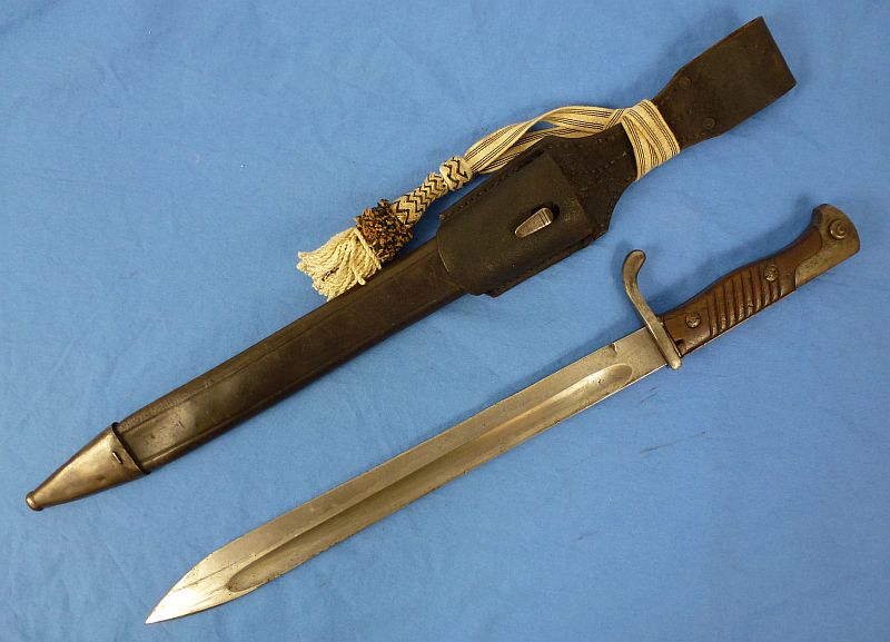 1914 Dated Model M1898/05 Butcher Blade Bayonet by Alexander Coppel with Frog and Knot - Image 2