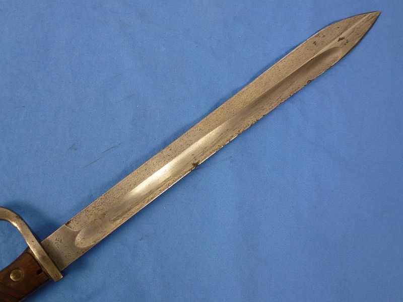 1914 Dated Model M1898/05 Butcher Blade Bayonet by Alexander Coppel with Frog and Knot - Image 5
